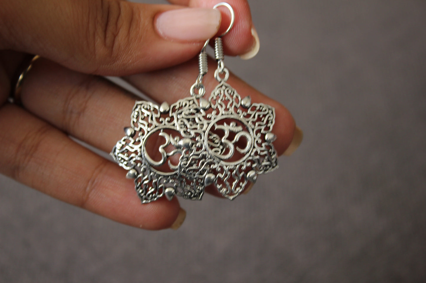 Om Earrings