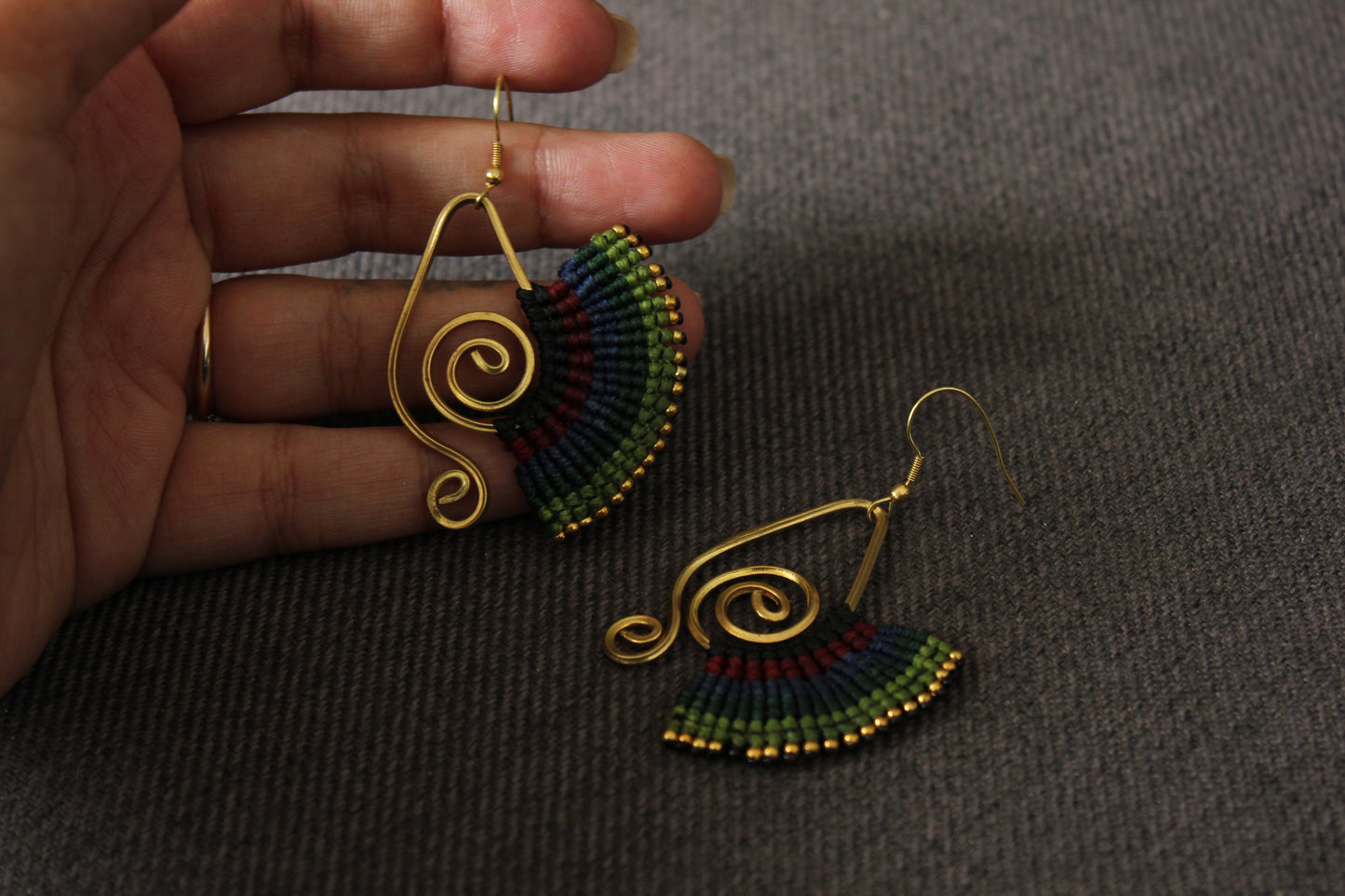 Handcrafted Feather Earrings