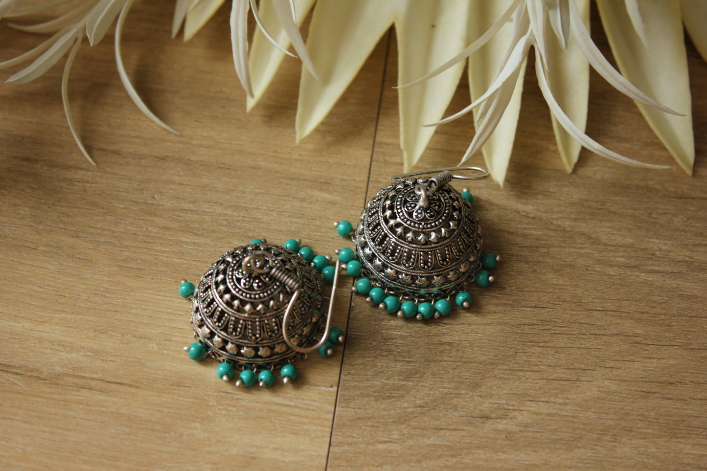 Turquoise Beads Earrings