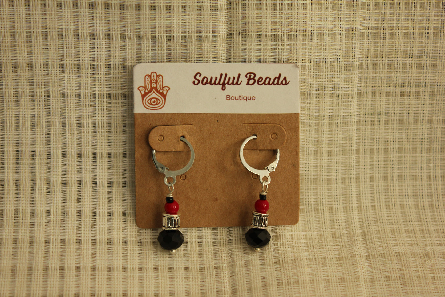 1. Black and Red Drops