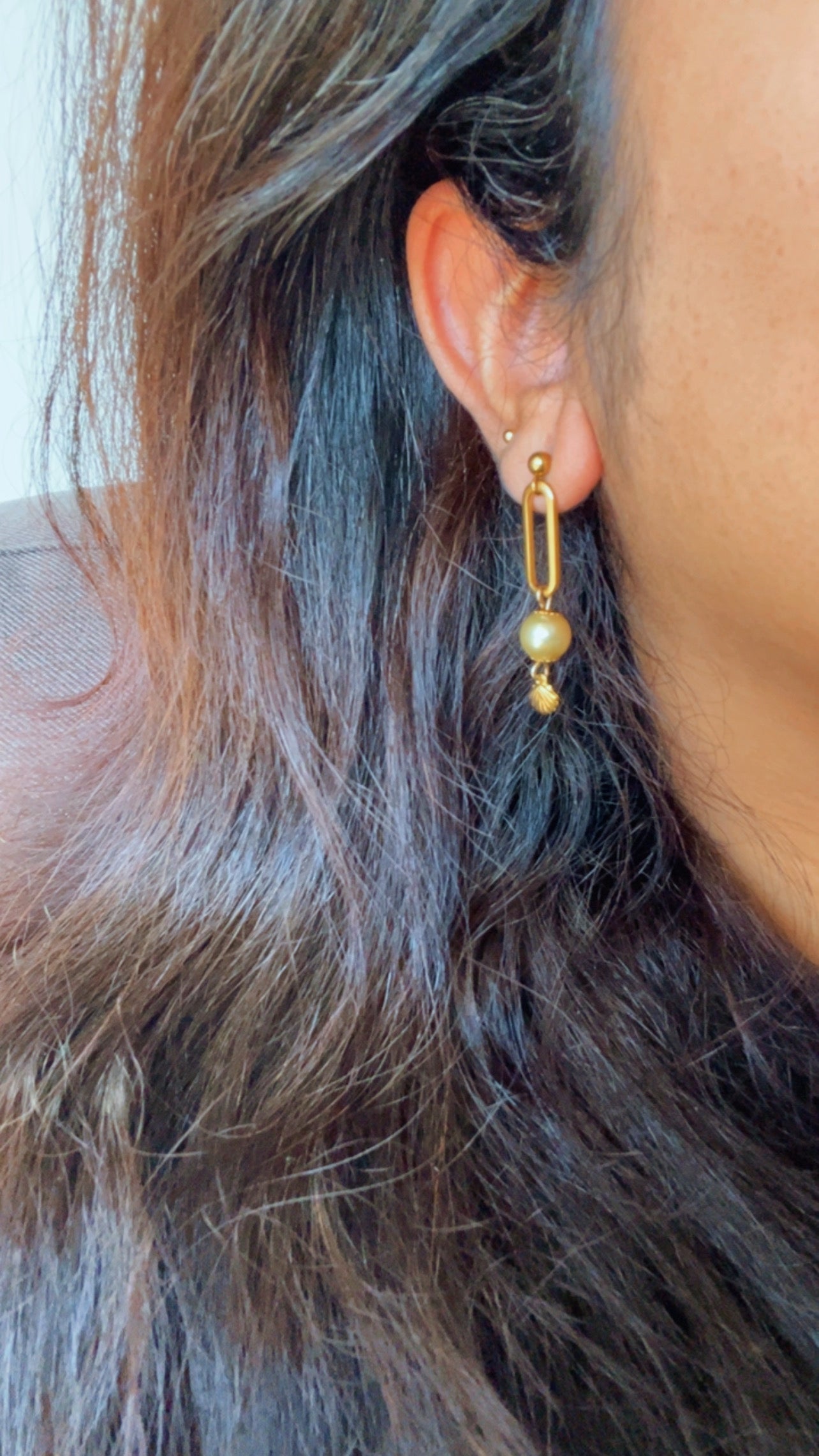 2. Pearl Drop Earrings