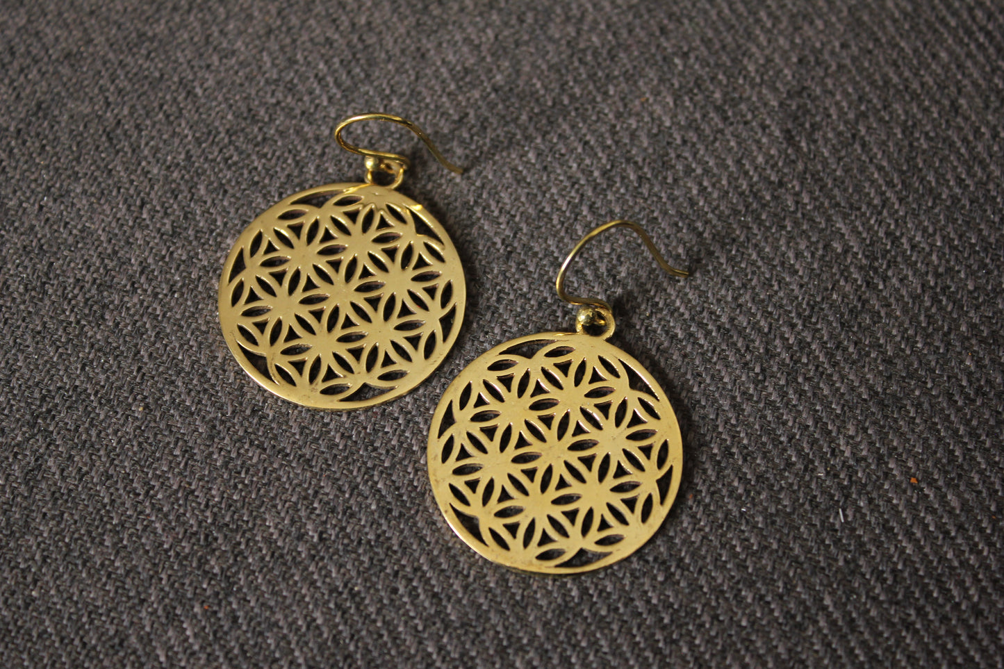Gold Chakra Earrings