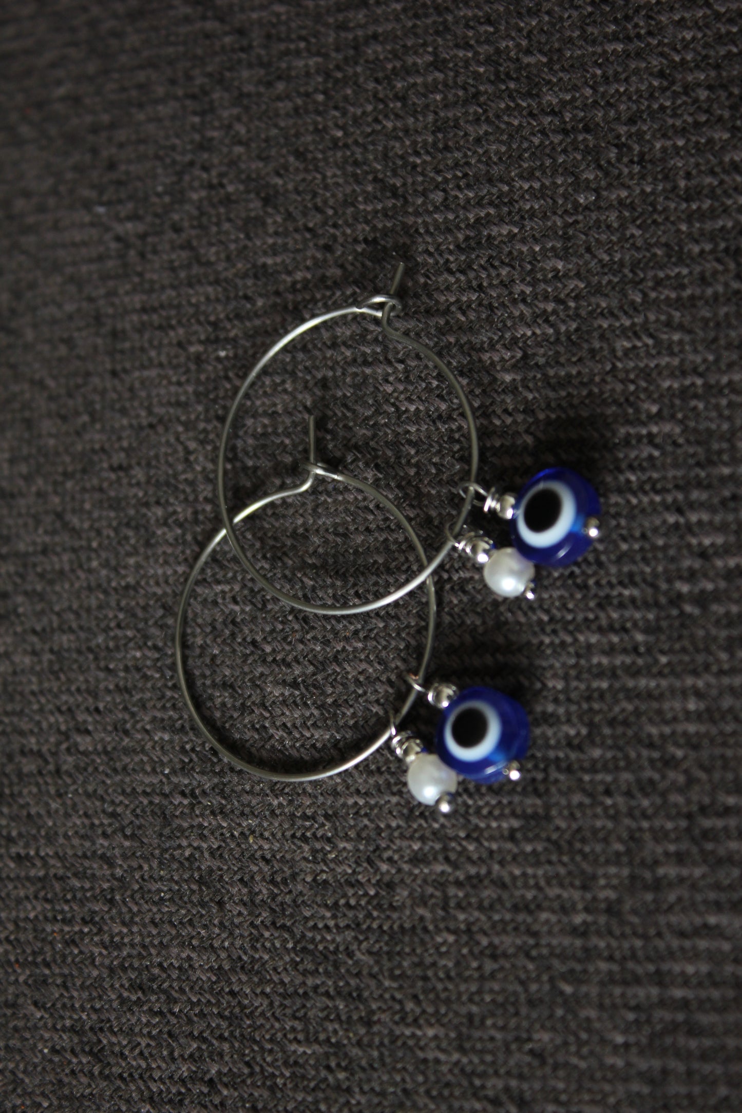 Evil Eye Hoops