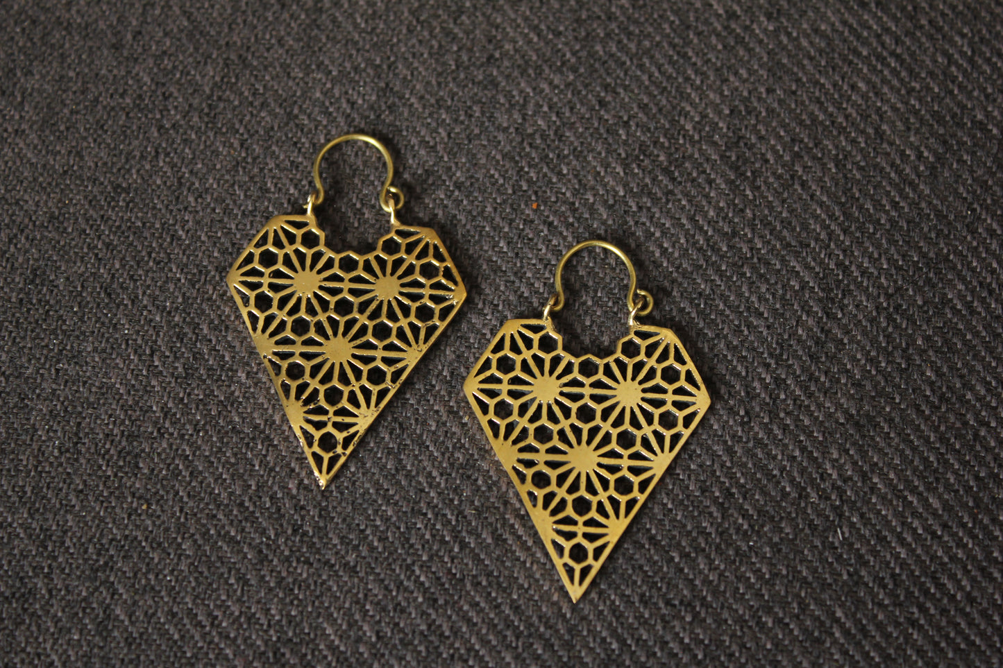 Golden Filigree Earrings