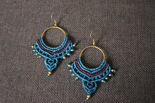 Handcrafted Thread Earrings