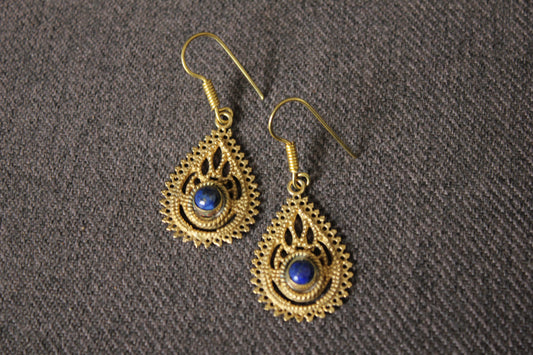 Intricate Lapis Earrings