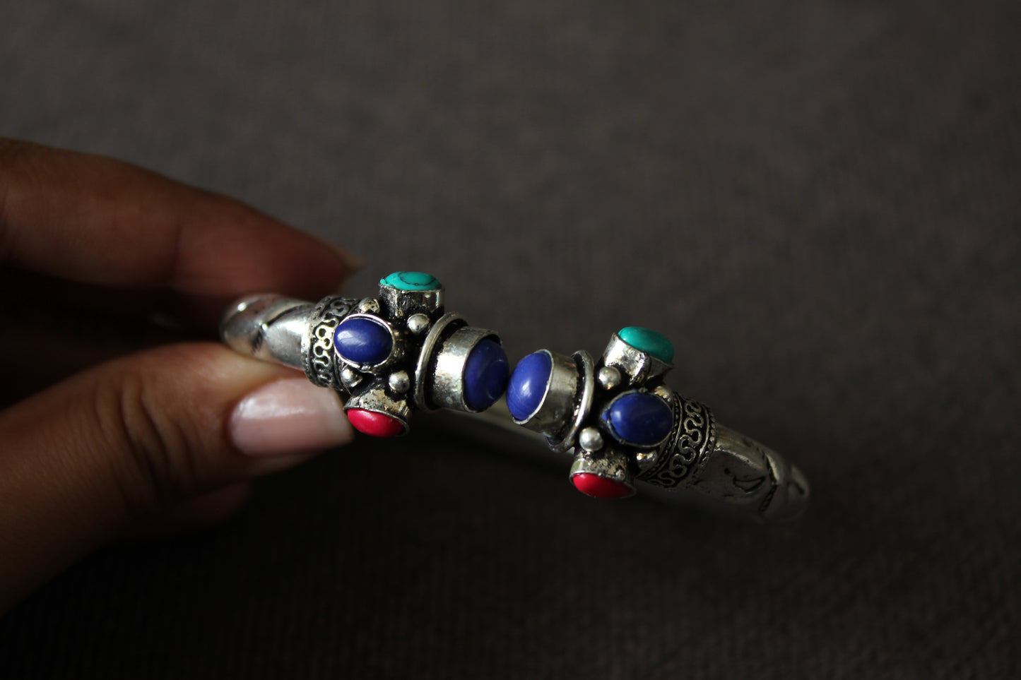 Stone Adjustable Bangle