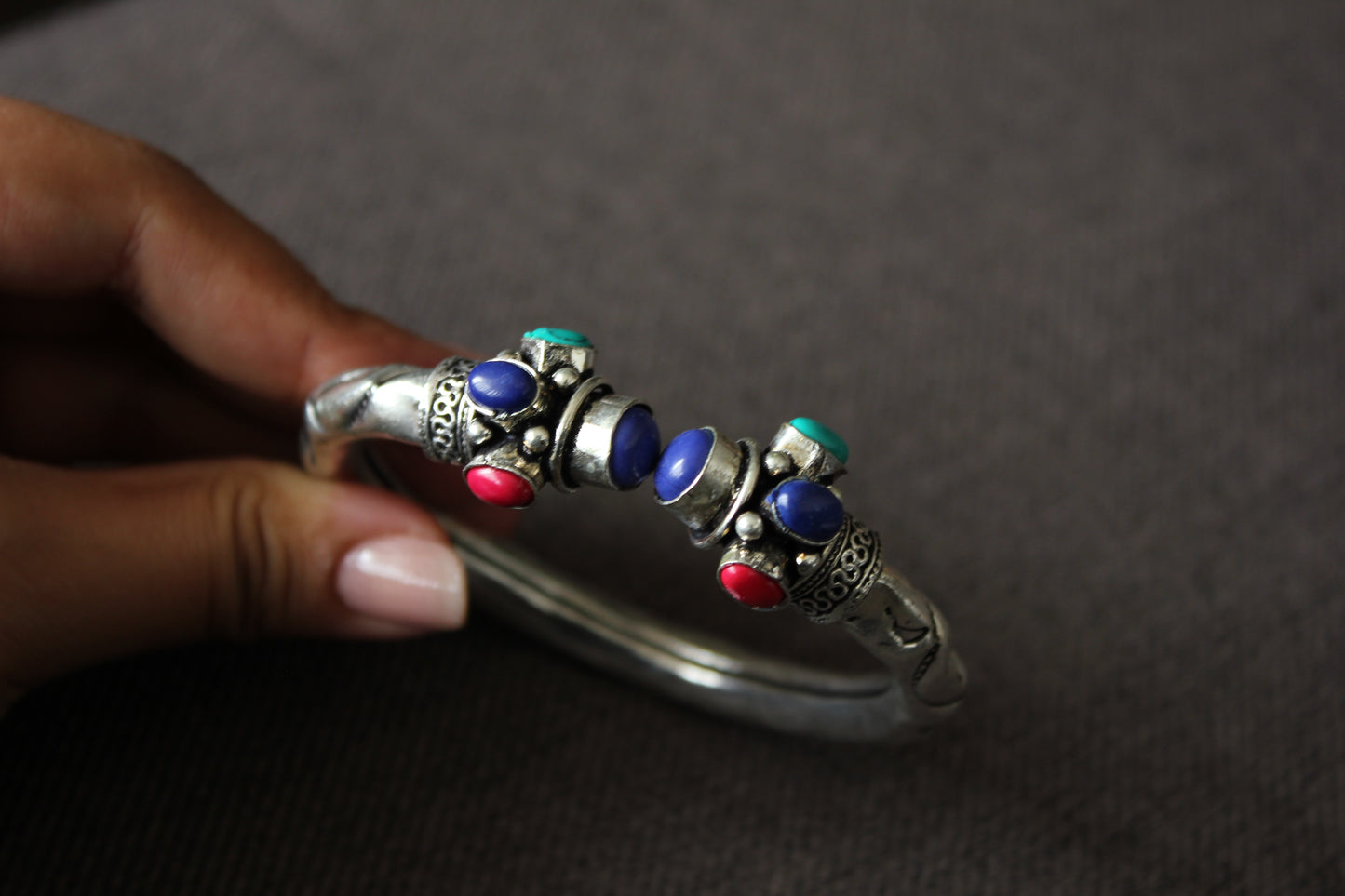 Stone Adjustable Bangle