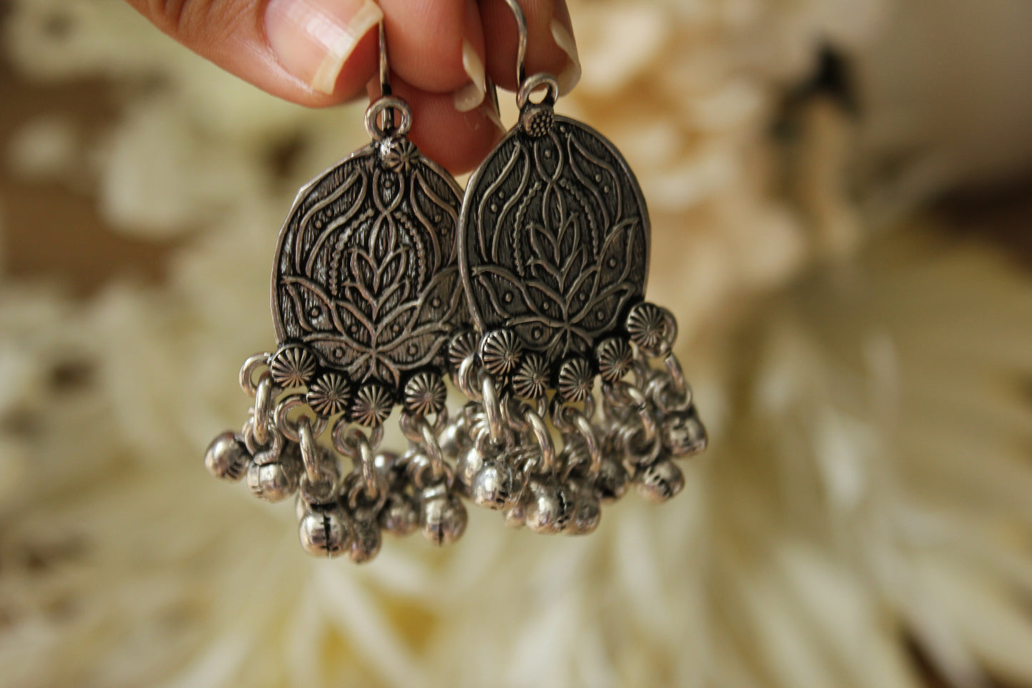 German Silver Earrings