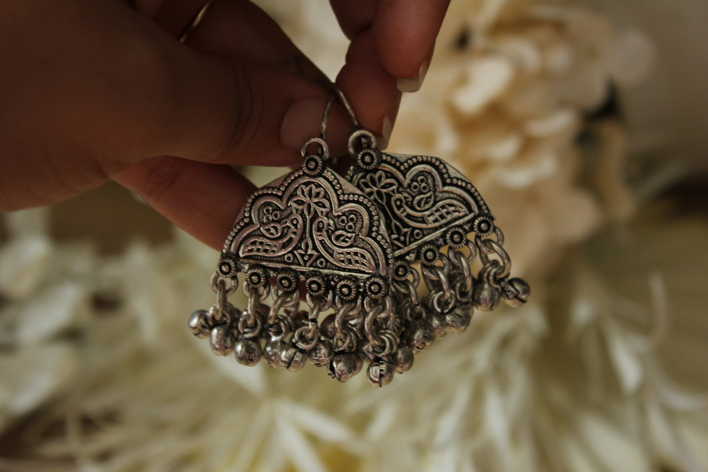 German Silver Earrings