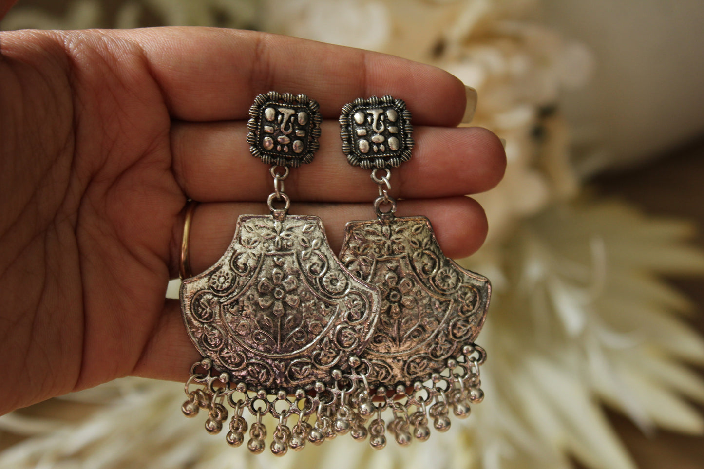 German Silver Earrings