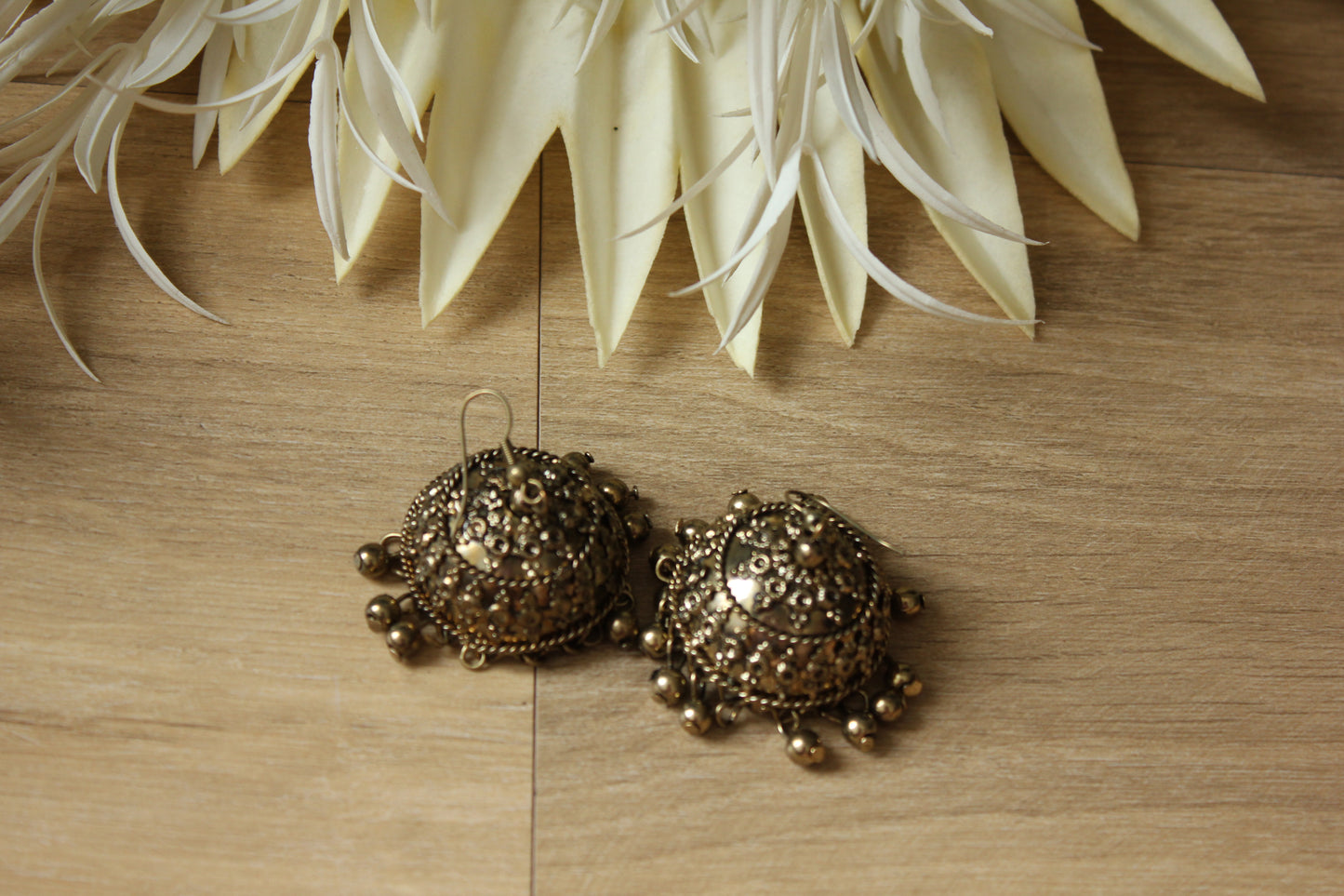 Antique Gold Jhumka