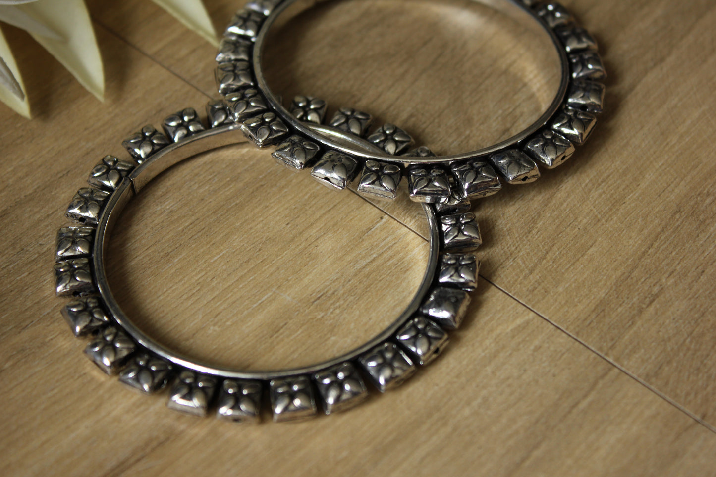 German Silver Bangle (Pair)