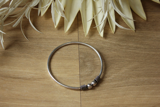 German Silver Bangle (Single)