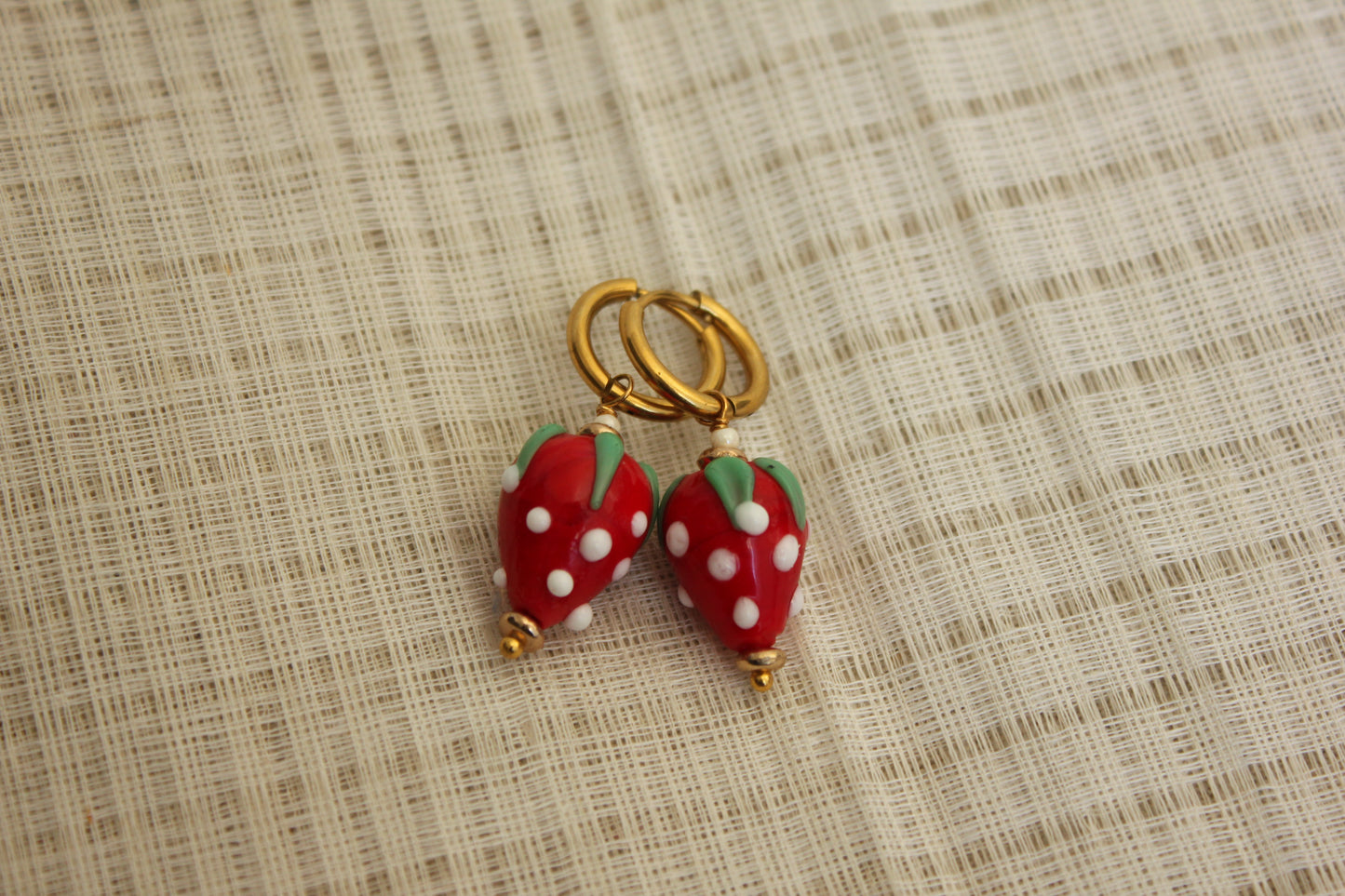 1. Strawberry Delight Earrings