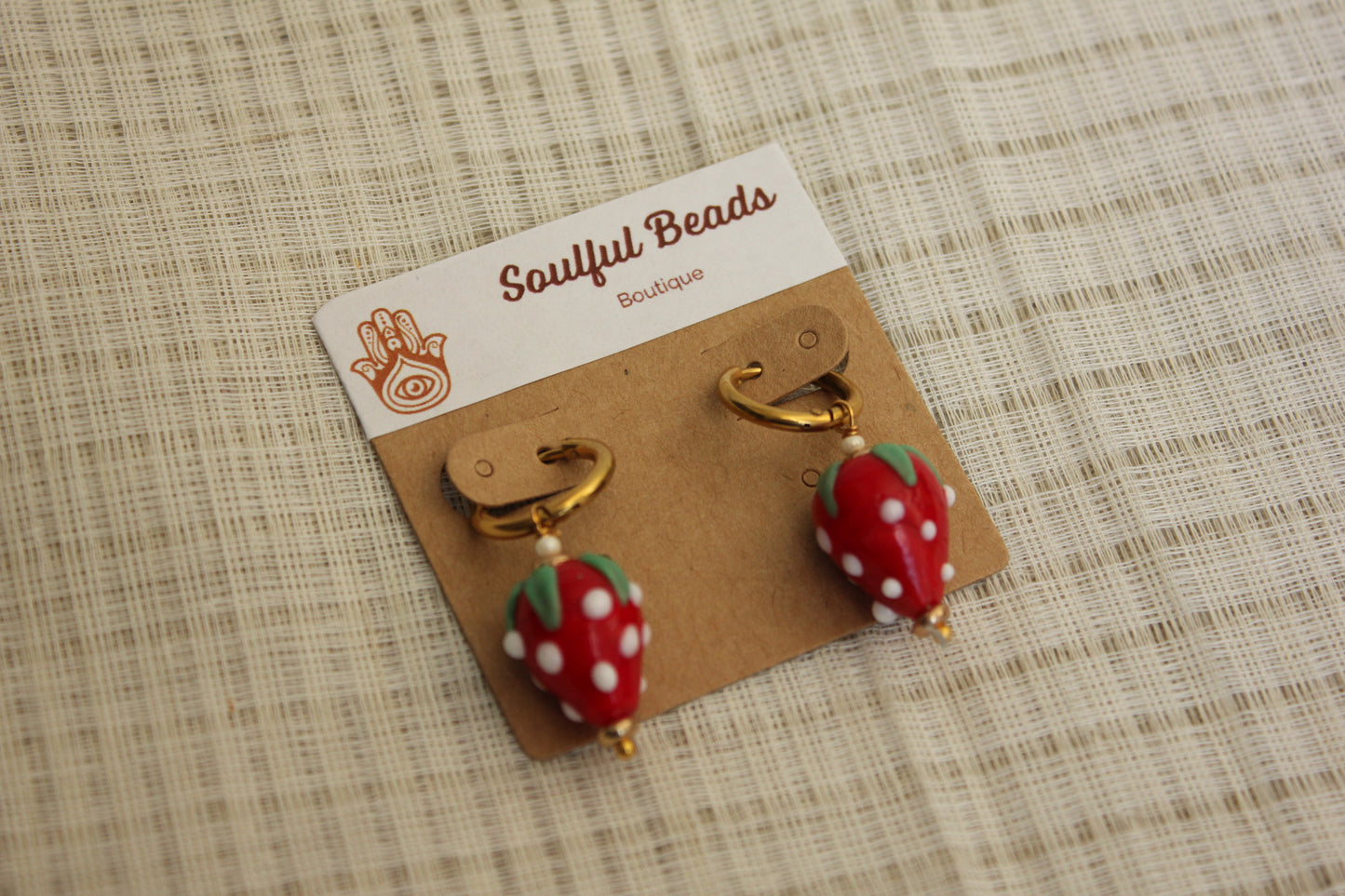 1. Strawberry Delight Earrings