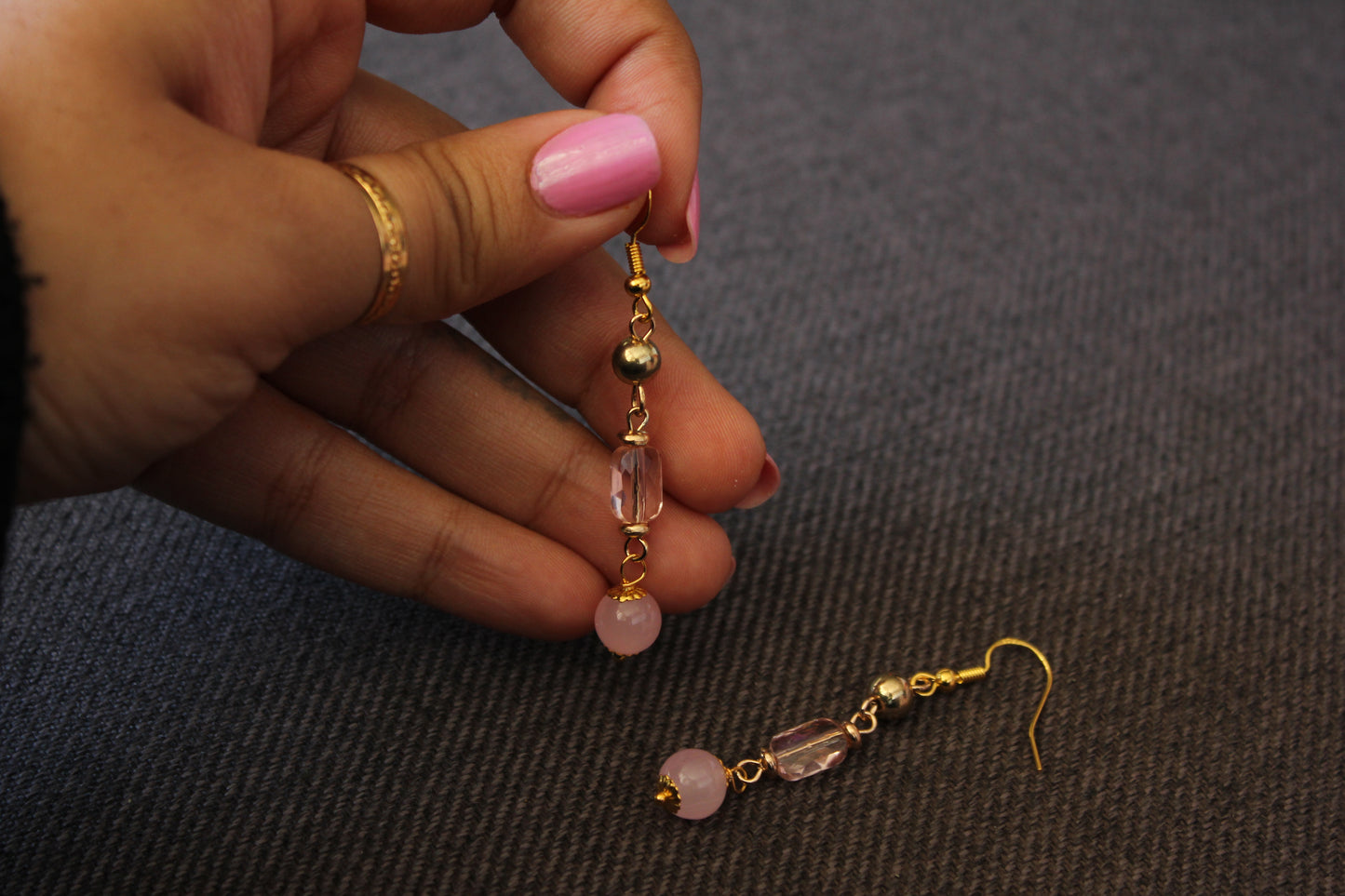 2. Shining Crystal Earrings